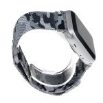 Wholesale Premium Color Stainless Steel Magnetic Milanese Loop Strap Wristband for Apple Watch Series 7/6/SE/5/4/3/2/1 Sport - 40MM / 38MM (Camouflage Gray)